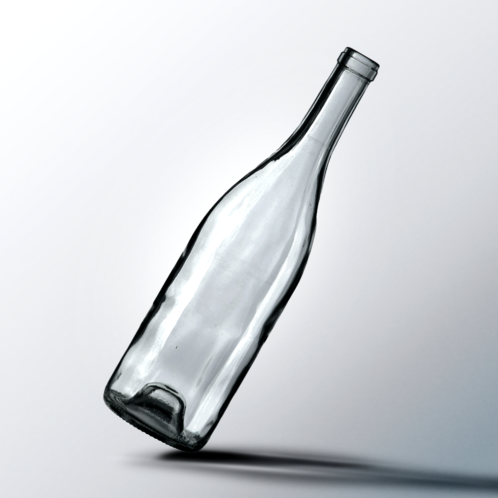 MUSE Flint Burgundy Wine Bottle, 750ml