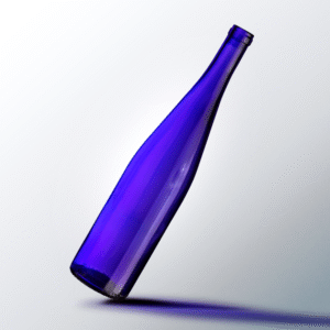 CLEO Cobalt Blue Stretch Hock Wine Bottle, 75ml