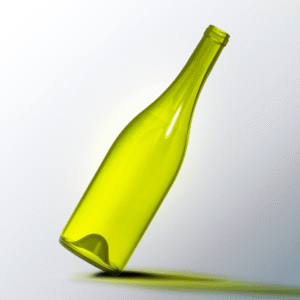FRIDA Green Burgundy Wine Bottle, 750ml