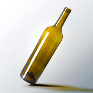 JULIET Antique Green Bordeaux Wine Bottle, 750ml