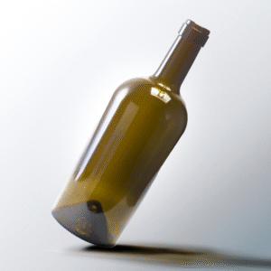 HELEN Antique Green Bordeaux Wine Bottle, 750ml