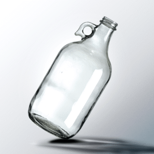 INDIRA Flint Glass Wine Jug, 64oz