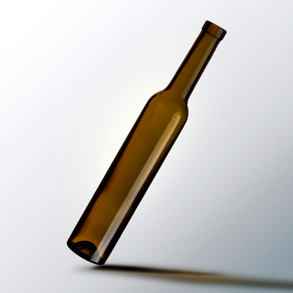 EMMELINE Antique Green Ice Wine Bottle, 375ml