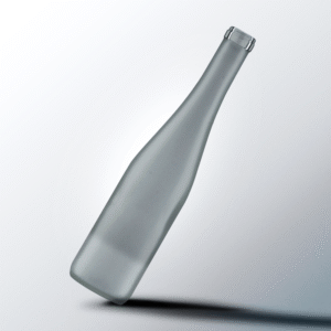TSARINA Frosted Stretch Hock Wine Bottle, 375ml